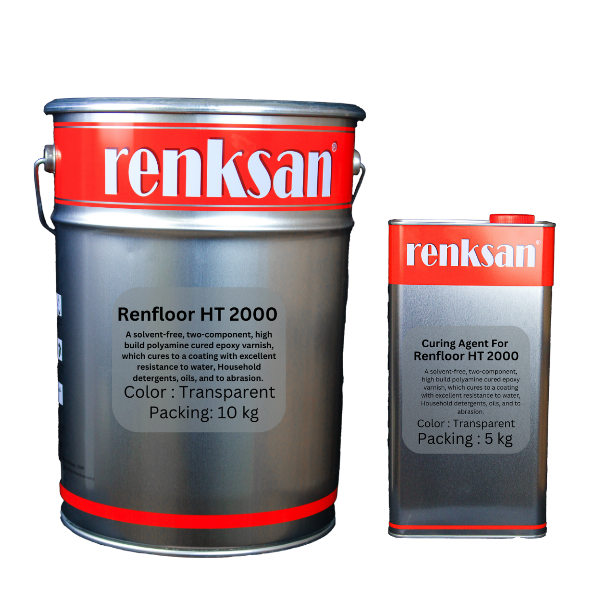 رينكسان رينفلور HT 2000 هو ريزين ايبوكسي شفاف يستند في تركيبته علي بولياميد الايبوكسي   ليعطي طبقة مقاومة للماء و المواد الكيميائية والاهتراء الميكانيكي.